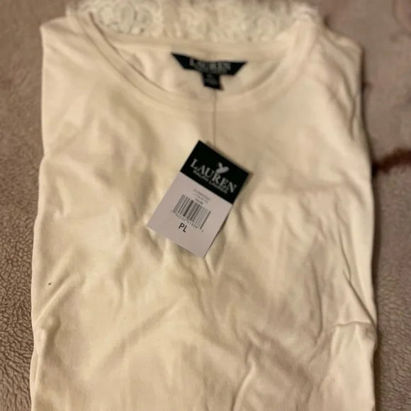 Lauren By Ralph Lauren Petite Long Sleeves With Lace - Picture 5 of 13